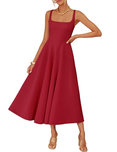 formal ladies dresses Black Flowy Midi Dress