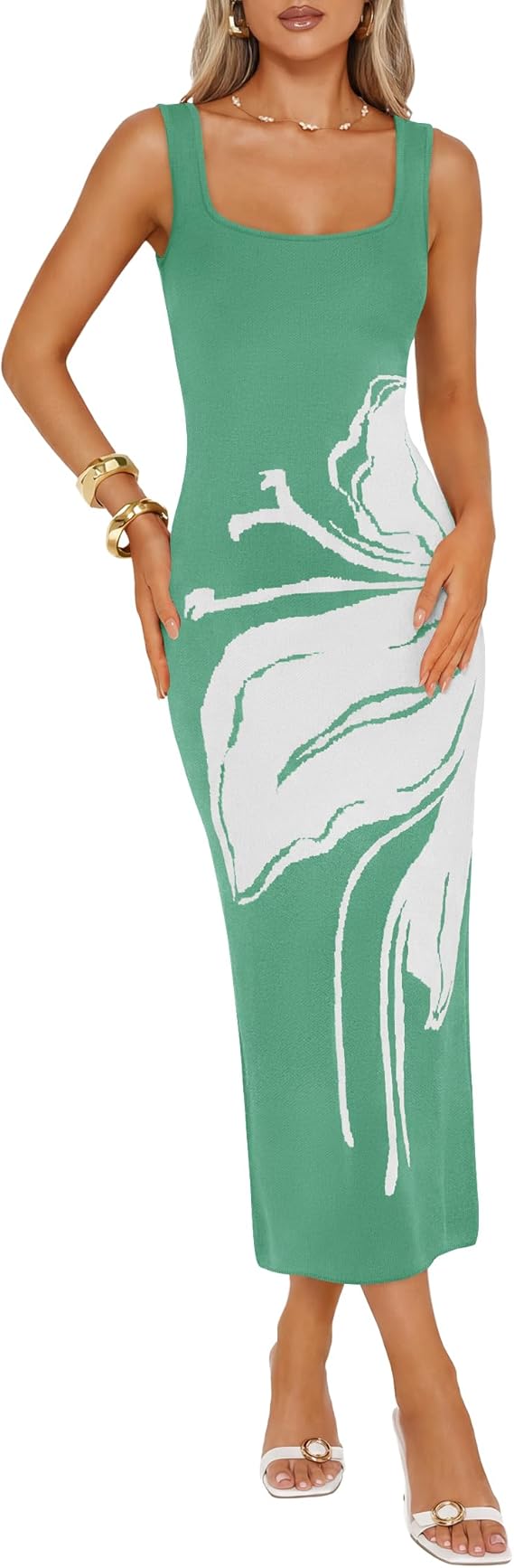 ZESICA Women's 2026 Summer Spring Floral Maxi Dress Beach Vacation Cas –  zesica