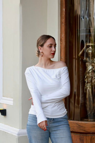 ZESICA Off Shoulder Going Out Ruched Tight Fitted Y2K Clothes