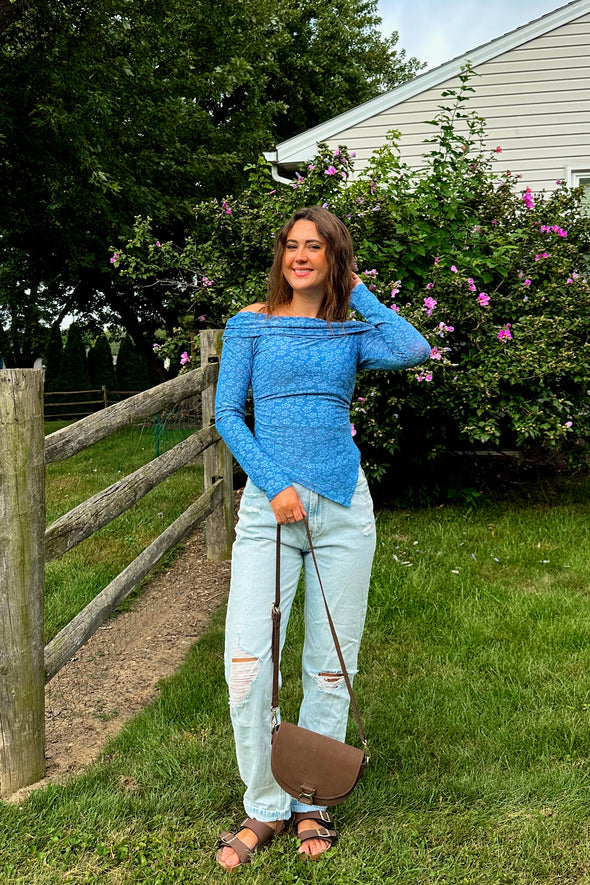 ZESICA Mesh Long Sleeve Shirts Asymmetrical Ruched Tee Blouses