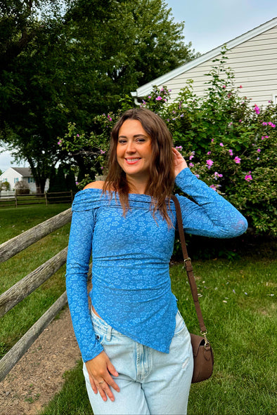ZESICA Mesh Long Sleeve Shirts Asymmetrical Ruched Tee Blouses