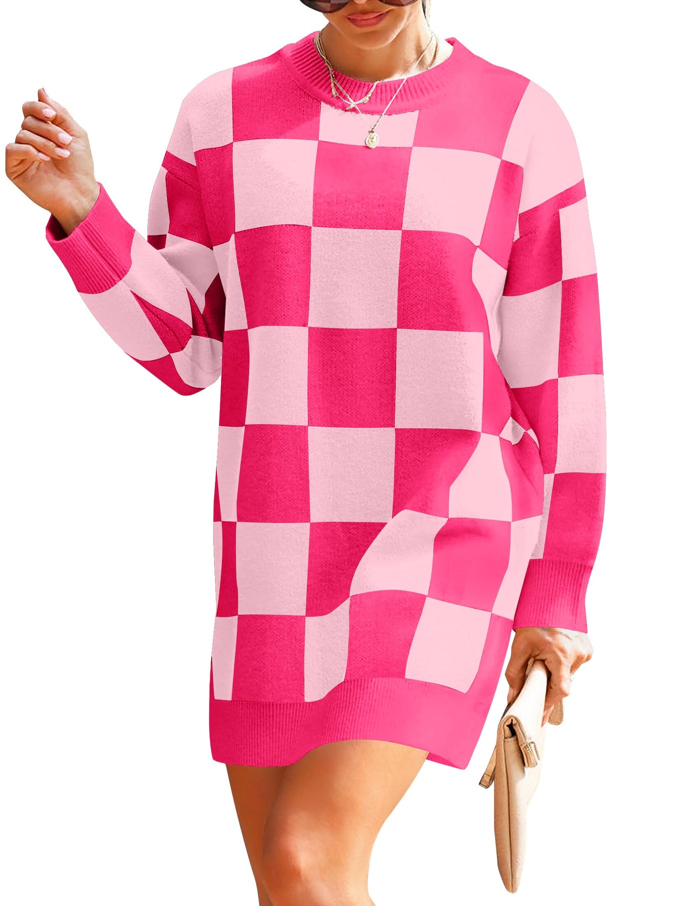 gingham hearts oversized sweater dress if you know where trixie got her sweater from the season 7 reaction video on UNHhhh please tell me : r/TrixieMattel