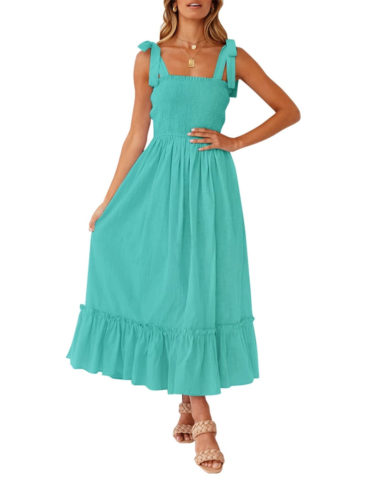 zesica maxi dress ZESICA Women's Summer Floral Sleeveless Maxi Dress 2026 Boho Mesh Beac zesica