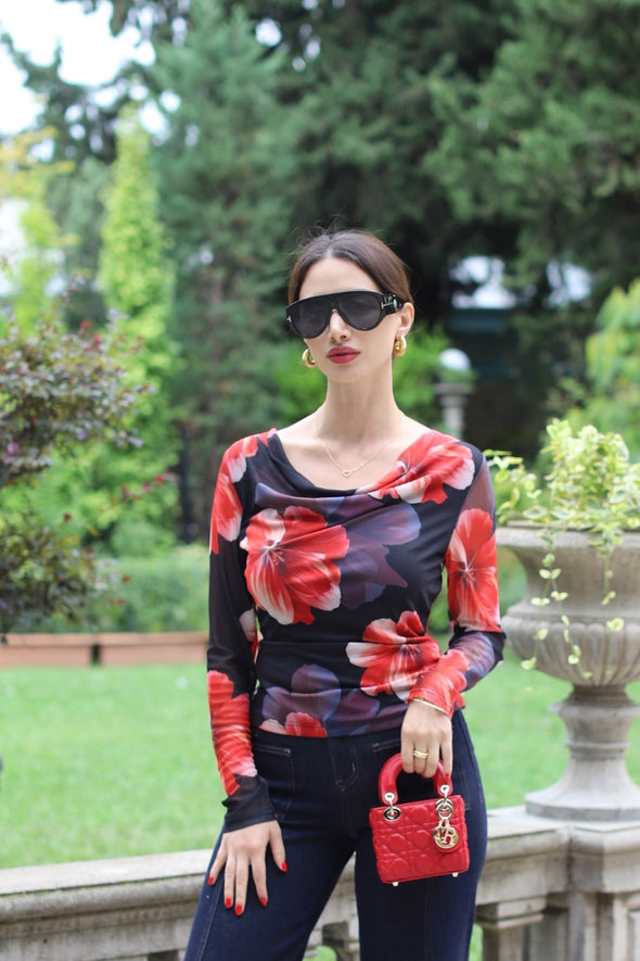 ZESICA Fall Cowl Neck Slim Fit Going Out Y2k Shirts Date Night Outfits